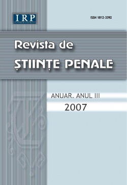 Revista de Ştiinţe Penale nr.III