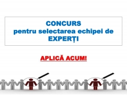 Concurs pentru selectarea echipei de Experţi