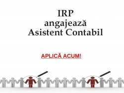 A.O. „Institutul de Reforme Penale” angajează Asistent Contabil