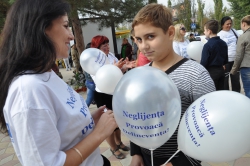 IRP a organizat în orașul Căușeni un flashmob cu mesajul „Neglijența Provoacă Delincvența!