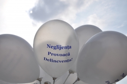 IRP a organizat în orașul Căușeni un flashmob cu mesajul „Neglijența Provoacă Delincvența!
