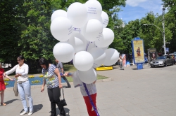 Flash-mob organizat cu ocazia Zilei Internaţionale a Copilului