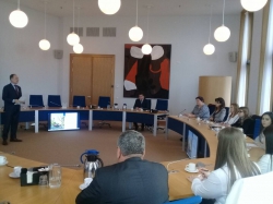Repartizare a sarcinilor între judecători și personalul auxiliar din instanțe - subiect de discuție pe agenda vizitei de studiu în sistemul judiciar din Olanda a delegației din Moldova