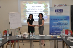 Galerie foto: Instruiri pentru specialiști cu privire la evaluarea psihologică a copiilor în conflict cu legea