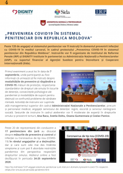 Buletin informativ realizat de IRP în perioada lunilor: Iulie, august, septembrie 2020