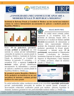 Buletin informativ al Institutului de Reforme Penale pentru perioada octombrie-decembrie 2020