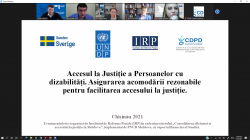 Zeci de profesioniști și profesioniste din patru regiuni ale țării, instruiți despre accesul la justiție al grupurilor minoritare și al persoanelor cu dizabilități
