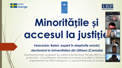Zeci de profesioniști și profesioniste din patru regiuni ale țării, instruiți despre accesul la justiție al grupurilor minoritare și al persoanelor cu dizabilități
